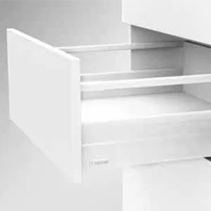 Alphabox Gallery Railing 500 mm Anthracite, Metal Back Panel - 12797151607